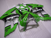 Kawasaki NINJA ZX6R 2003-2004 Injection ABS Fairing - Factory Style - Black Green - MFS3705